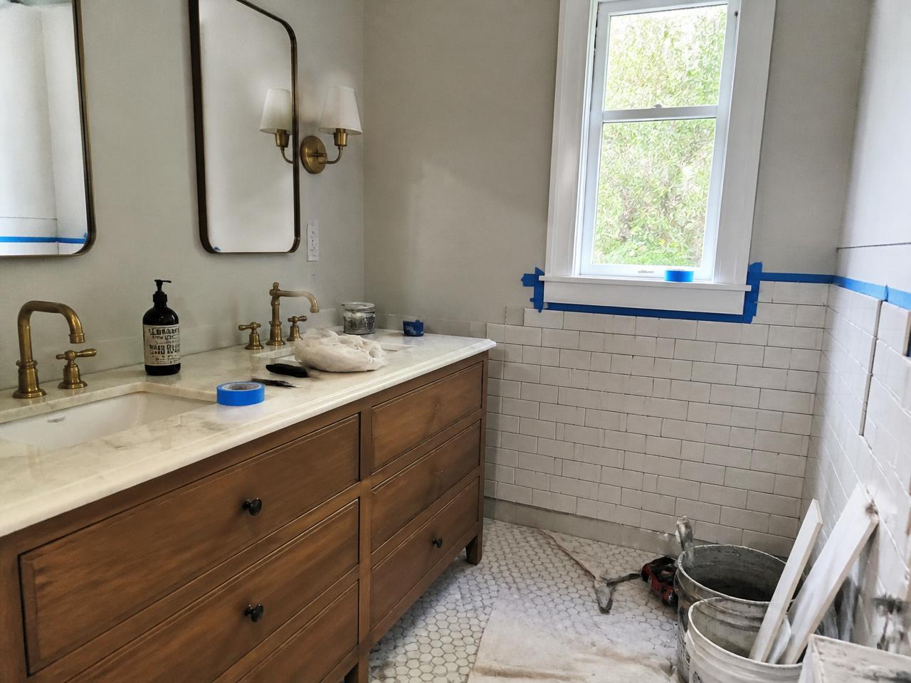 Bathroom Vanity & Tile