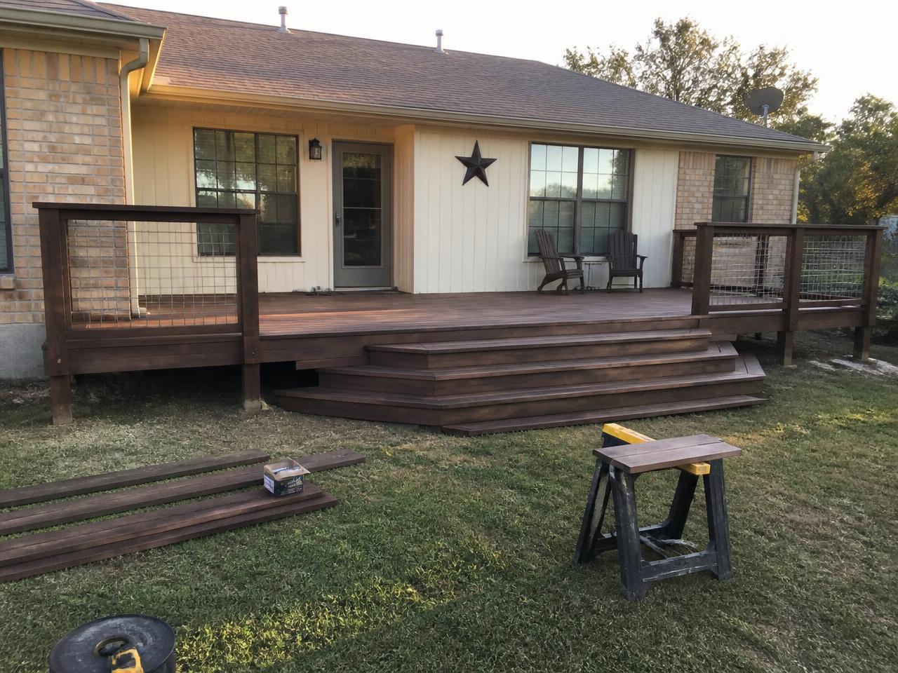 Backyard Deck Build